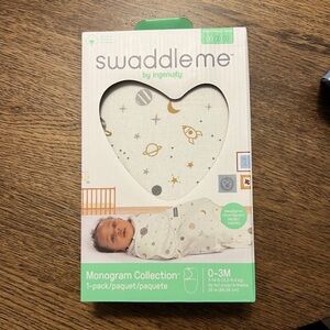SwaddleMe Monogram Collection Space Swaddle
